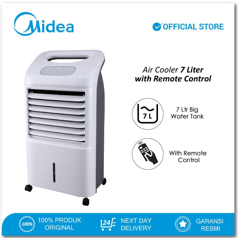 Midea Air Cooler 7.0 Liter AC120-U - Humidifier - Remote Control