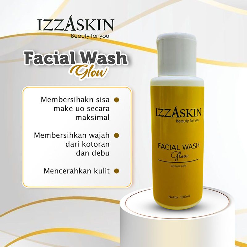facial wash glow izzaskin
