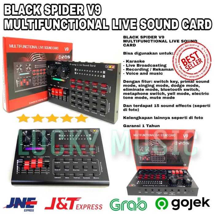 Mixer Soundcard V9 Multifungsional
