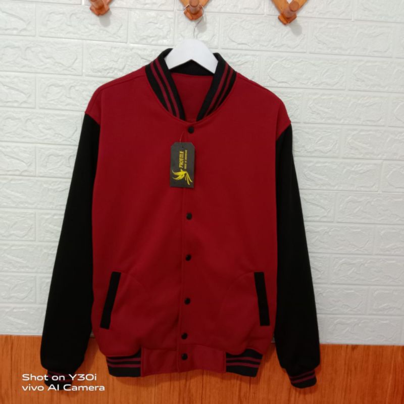 JAKET BASEBALL PRIA WANITA VARSITY BASEBALL UKURAN L DAN XL PREMIUM DISTRO