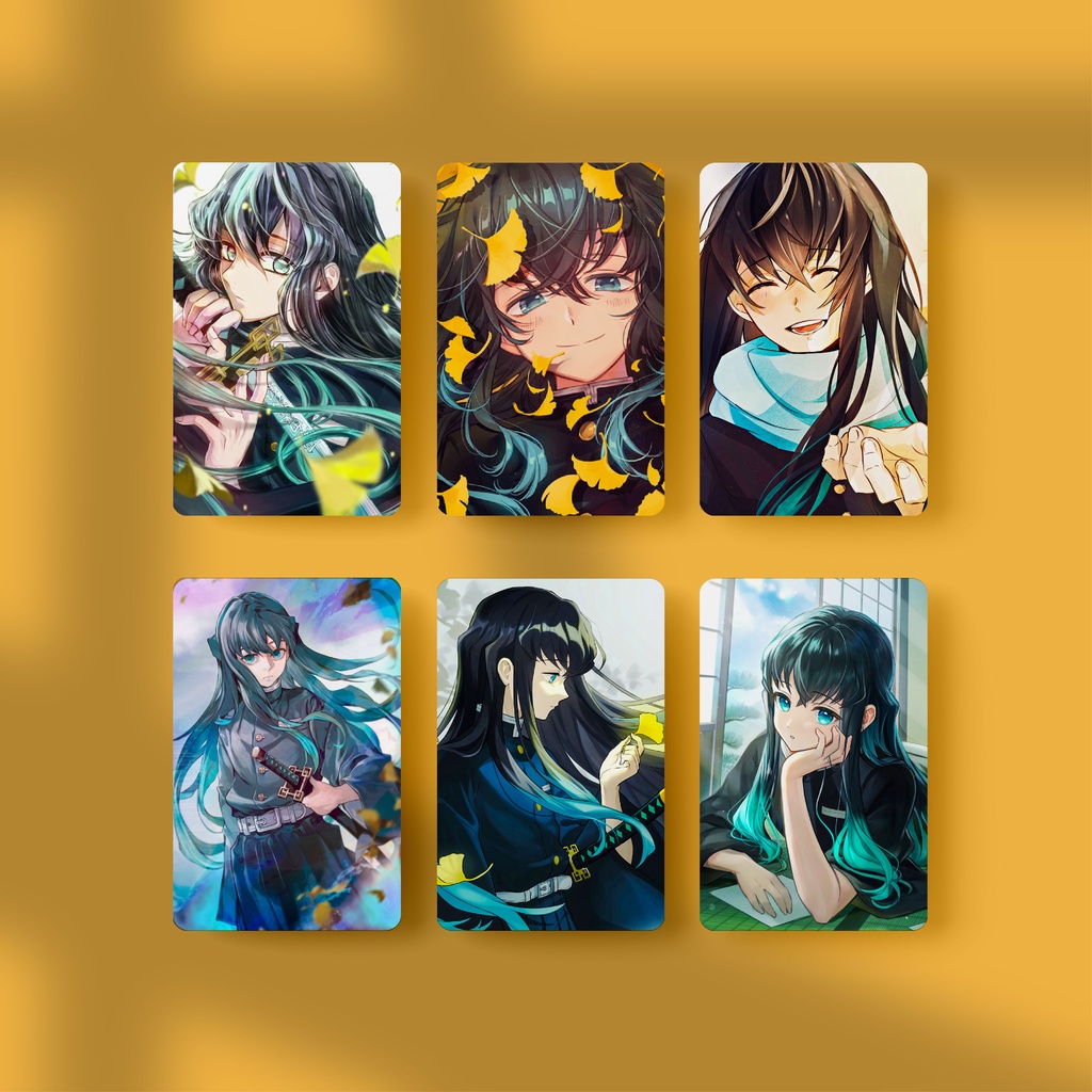 Photocard Muichiro Tokito Demon Slayer | Photocard Anime Character