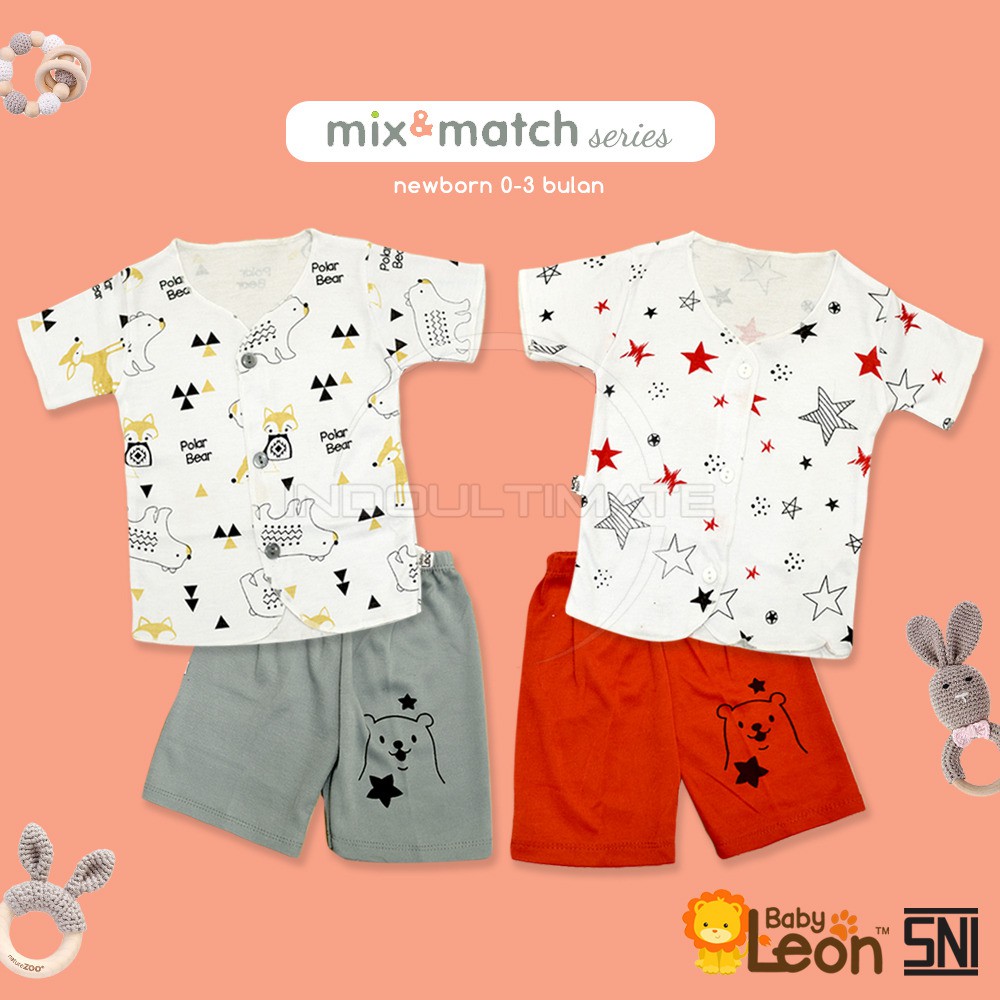 Diskon 7.7 Baju Bayi Setelan Pendek 0-3bulan Pakaian Bayi Baju Anak Baju Celana Kaos Baby Newborn SBJ-S11 / SBJ-S12