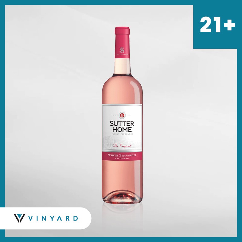 Sutter Home White Zinfadel 750 Ml ( Original &amp; Resmi By Vinyard )