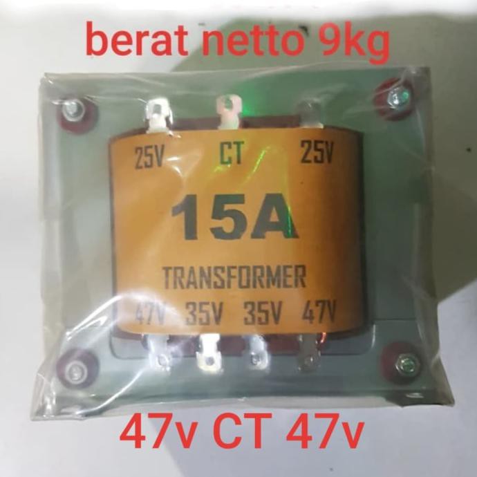 15A Ct Besar Murni Travo Trafo Syifa Kurae Best 15 Ampere 47V Ct 15 A