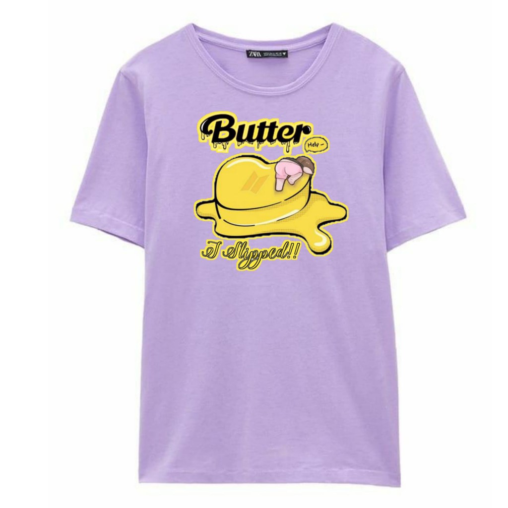 Kaos Butter Bts Murah Oversize Anak Jhope Wanita Xxl Jumbo Official Lengan Pendek