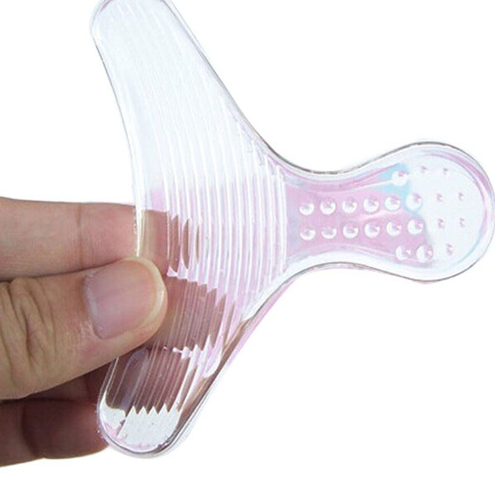 2Pcs Ledakan Lembut Silicone High Heel Pad Perawatan Kaki Sol Heel Cushion Sepatu Sisipan