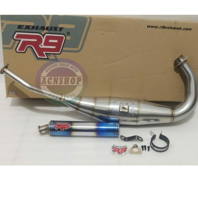 KNALPOT R9 NEW NEO MUGELLO NINJA 150R NINJA 150RR / KNALPOT R9 NINJA 150 R/RR - CARBON-2