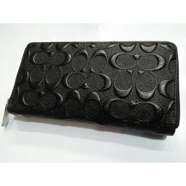 Dompet handbag C resleting kulit emboss import