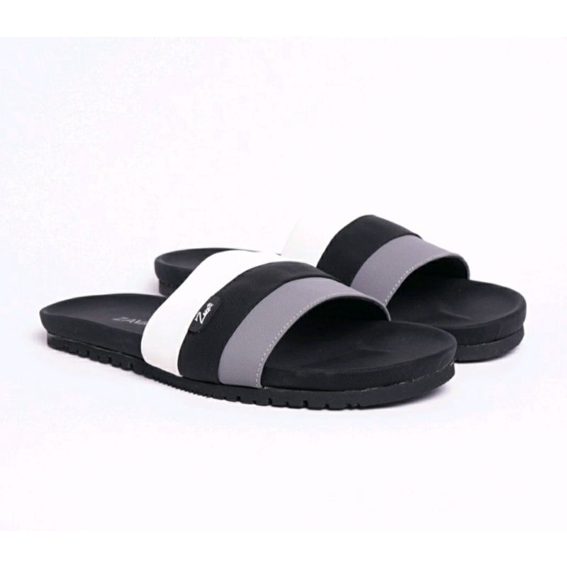 Sandal Big Size Pria 40-49 Super Big JUMBO Ukuran Besar Sendal Slide 030ZV Kasual Awet