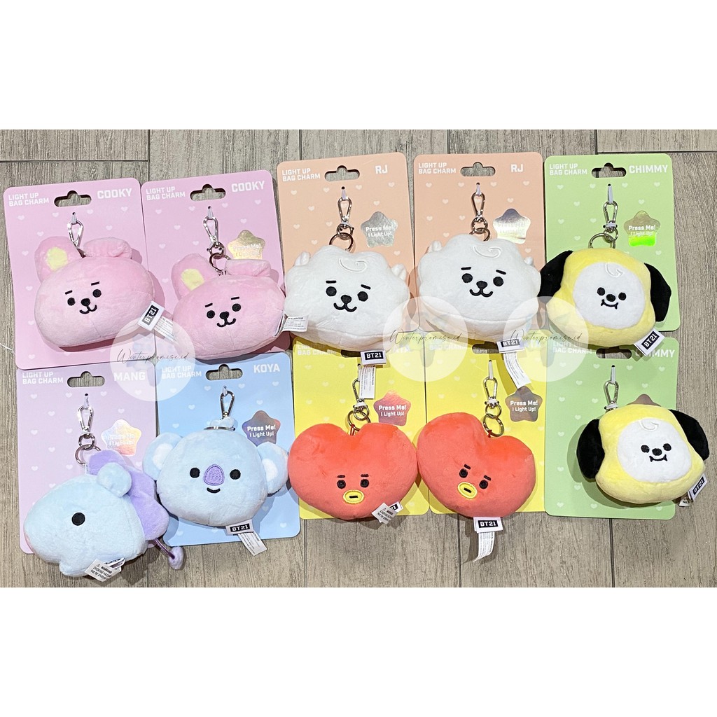 [Ready Stock] BT21 Official Lighting Bag Charm
