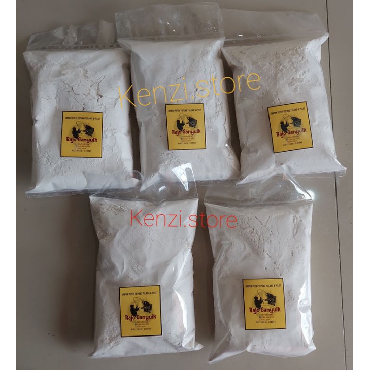 500gram umpan putih tepung tulang. umpan lomba