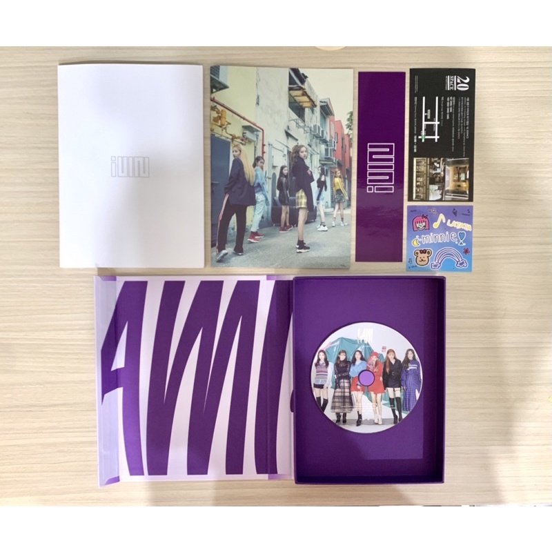 BOOKED (G)I-DLE ALBUM ONLY I AM ( gidle g-idle debut album 1st mini album latata) stiker minnie