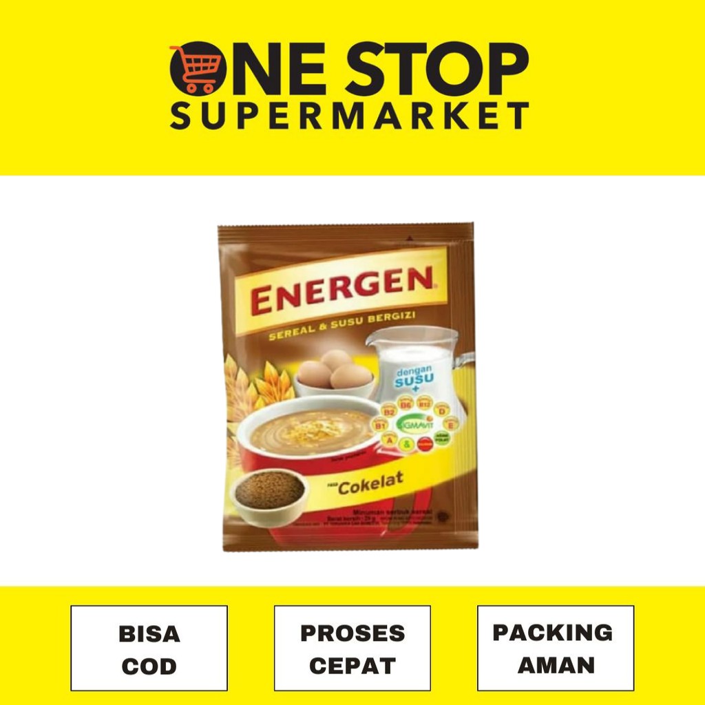 

Energen Sachet Rasa Coklat 29g