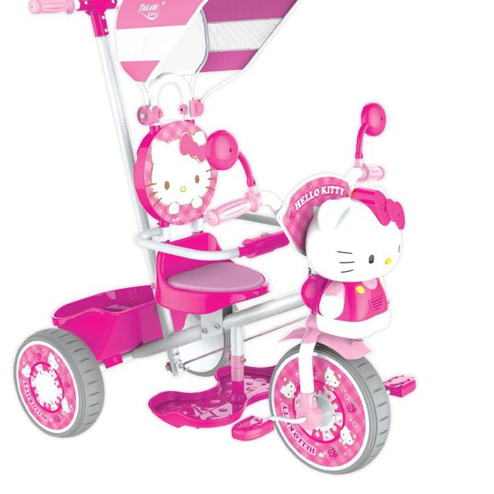 (Tren terbaru) Sepeda Anak Roda 3 Nakami Hello Kitty *