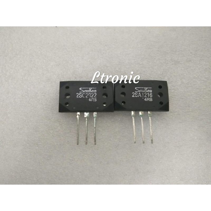 Transistor Sanken 2SC 2922 & 2SA 1216 Hanaya/ 4RB