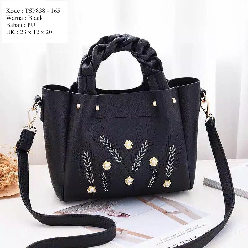❤Ready Surabaya TAS IMPORT READY SURABAYA  TSP838 BLACK