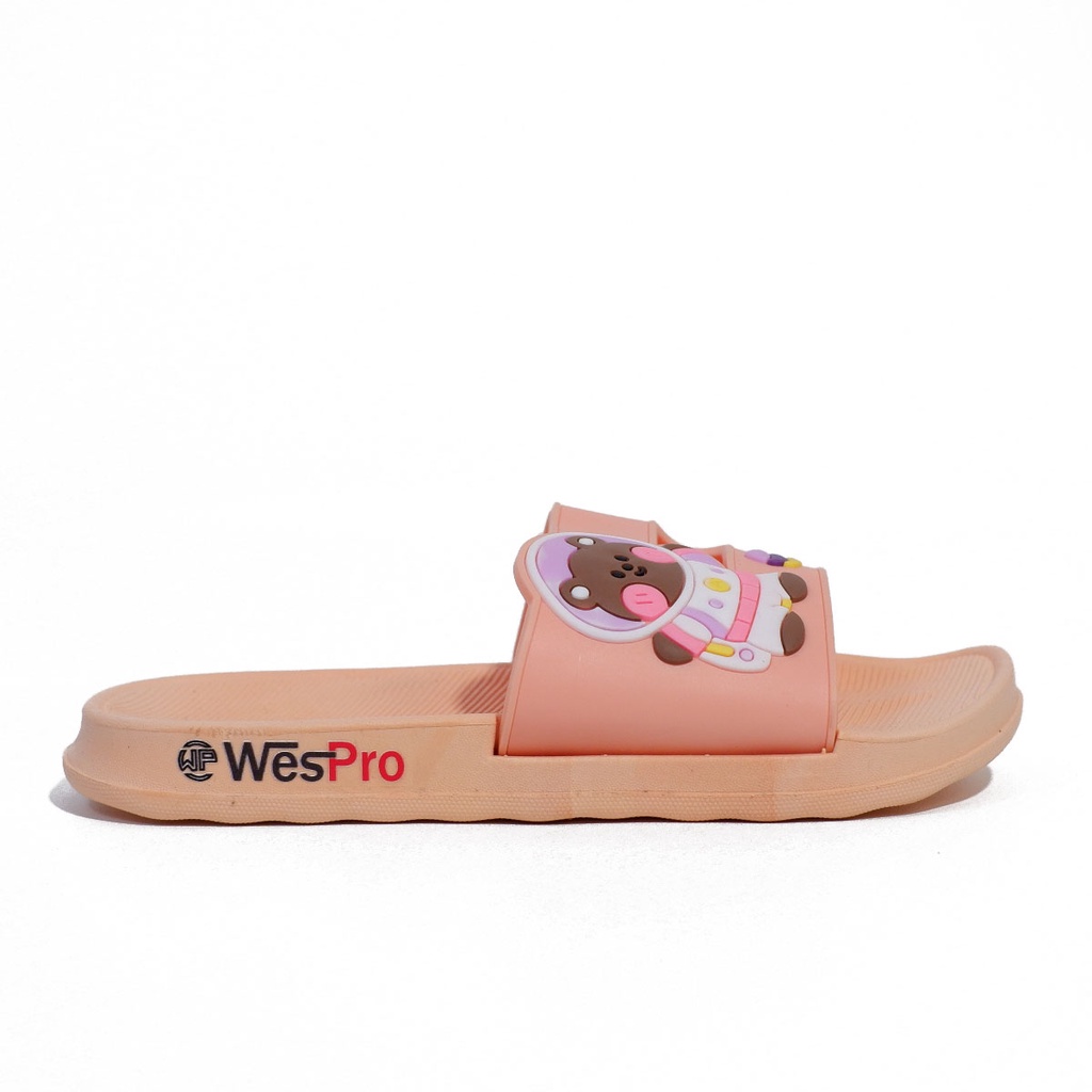 Wespro Funny V202 Sandal Anak Perempuan Selop Karet Original Sendal Slop Anak-anak Cewek Slip ON