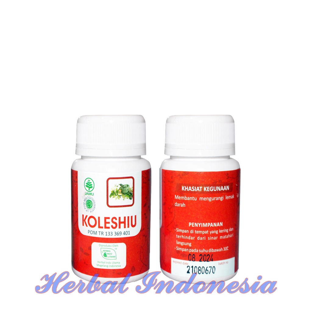 Kapsul HIU Koles Herbal Kolestrol Isi 60 ORIGINAL