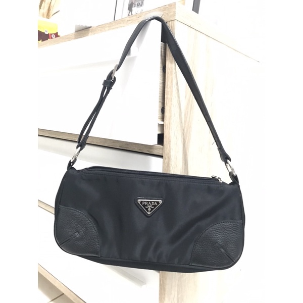 Booked Preloved Prada Hobo shoulder bag nylon