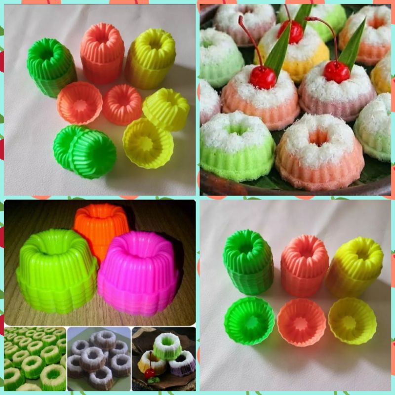 Cetakan kue putu Ayu,apem, pudding dll bentuk bulat harga/6 pcs