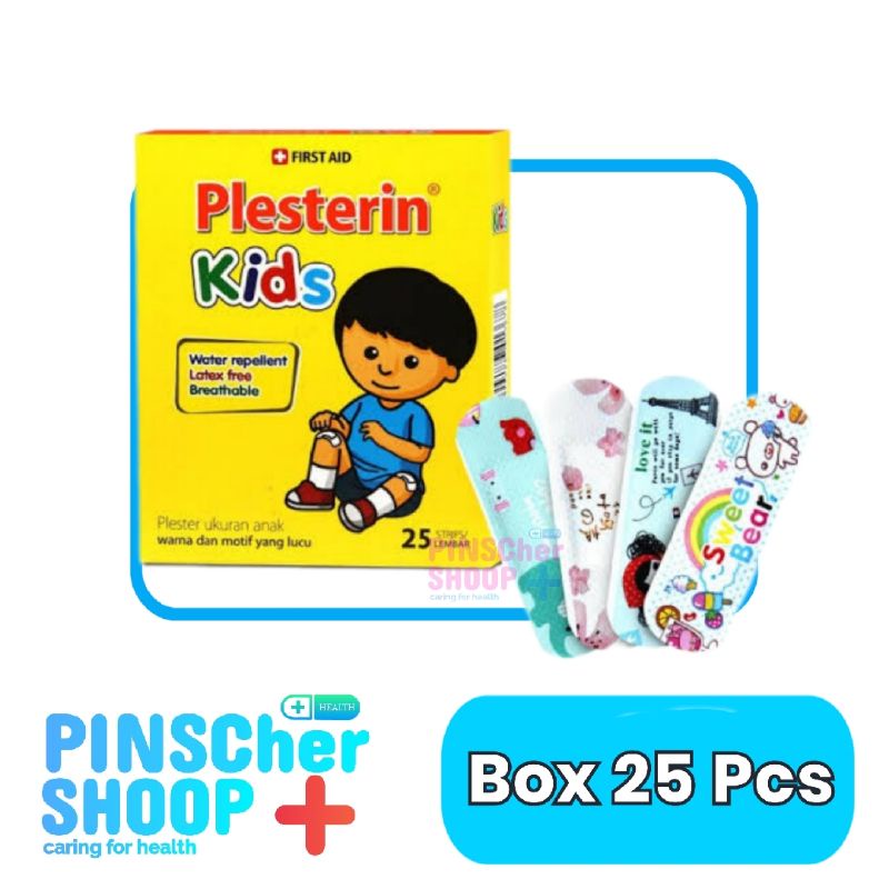 Plesterin Kids Onemed Isi 25 Pcs Motif Kartun