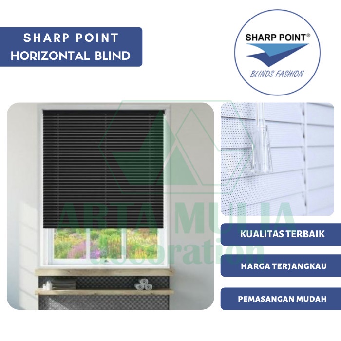 Horizontal Blind Perforated Sharp Point Venetian Gorden PVC