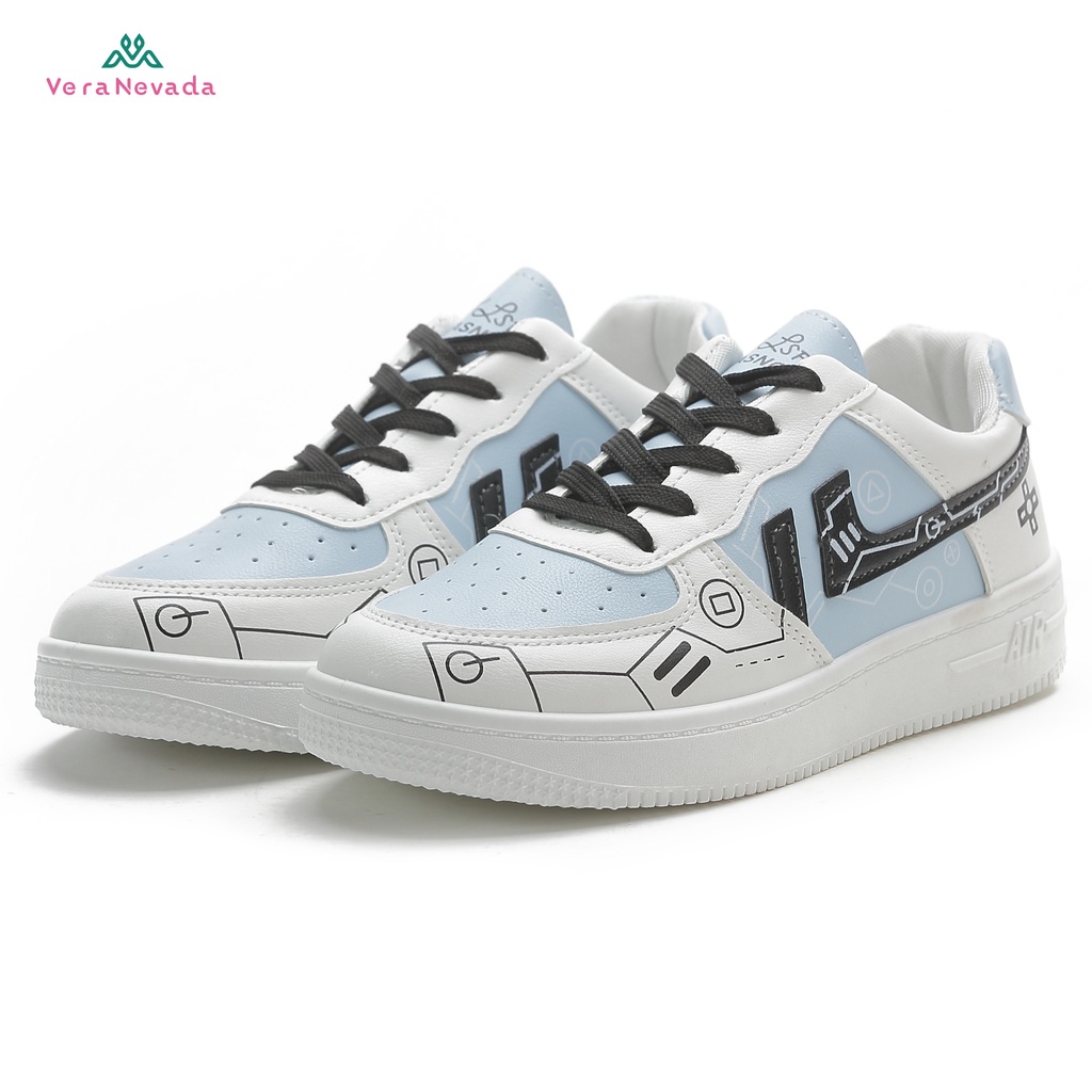 Vera Nevada Sepatu Sneakers Wanita Sport Shoes #VN1182-BLUE