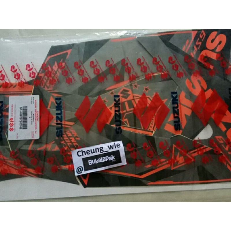 68000B25G80NYVU lis body stiker striping Satria fu 150 Fighter 1 2013 SE 1 million asli ori SGP