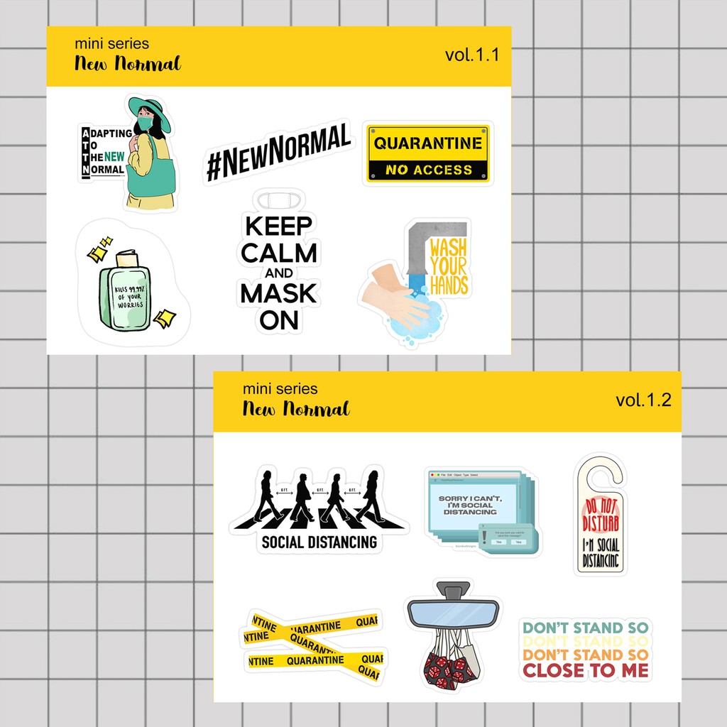 

Stiker Tumblr HP aesthetic / Stiker Laptop custom / stiker HP / Stiker Kpop | NEW NORMAL MINI 1