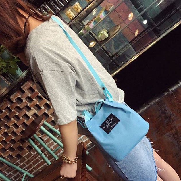 tas selempang kasual kanvas canvas casual sling bag (1E5) bta416