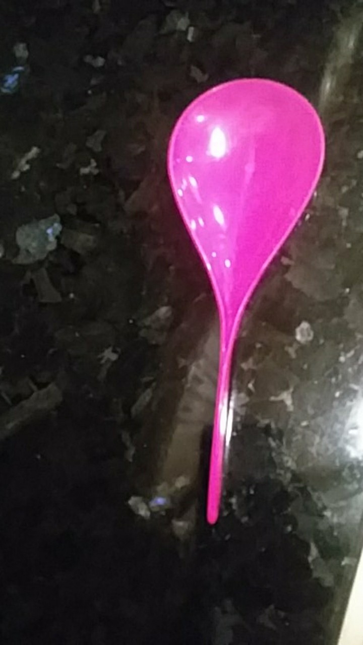 Centong Pelangi / Sendok Nasi / Plastik / Warna / Souvenir