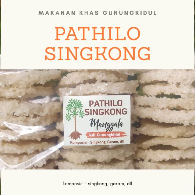 

TERMURAH !!! PATHILO / PATHOLO / PATOLO MAKANAN KHAS GUNUNGKIDUL DARI SINGKONG