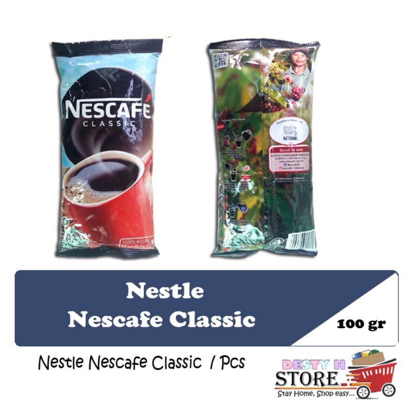 

Nestle nescafe Classic bubuk 100gr