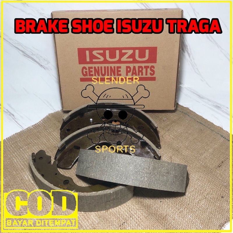 BRAKE SHOE TRAGA - KAMPAS REM BELAKANG TRAGA - BRAKE SHOE ISUZU TRAGA