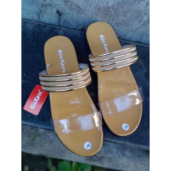Sandal Wanita Japit calbi Jelly Teplek Terbaru/Sandal termurah/Slop wanita murah/Slop jelly