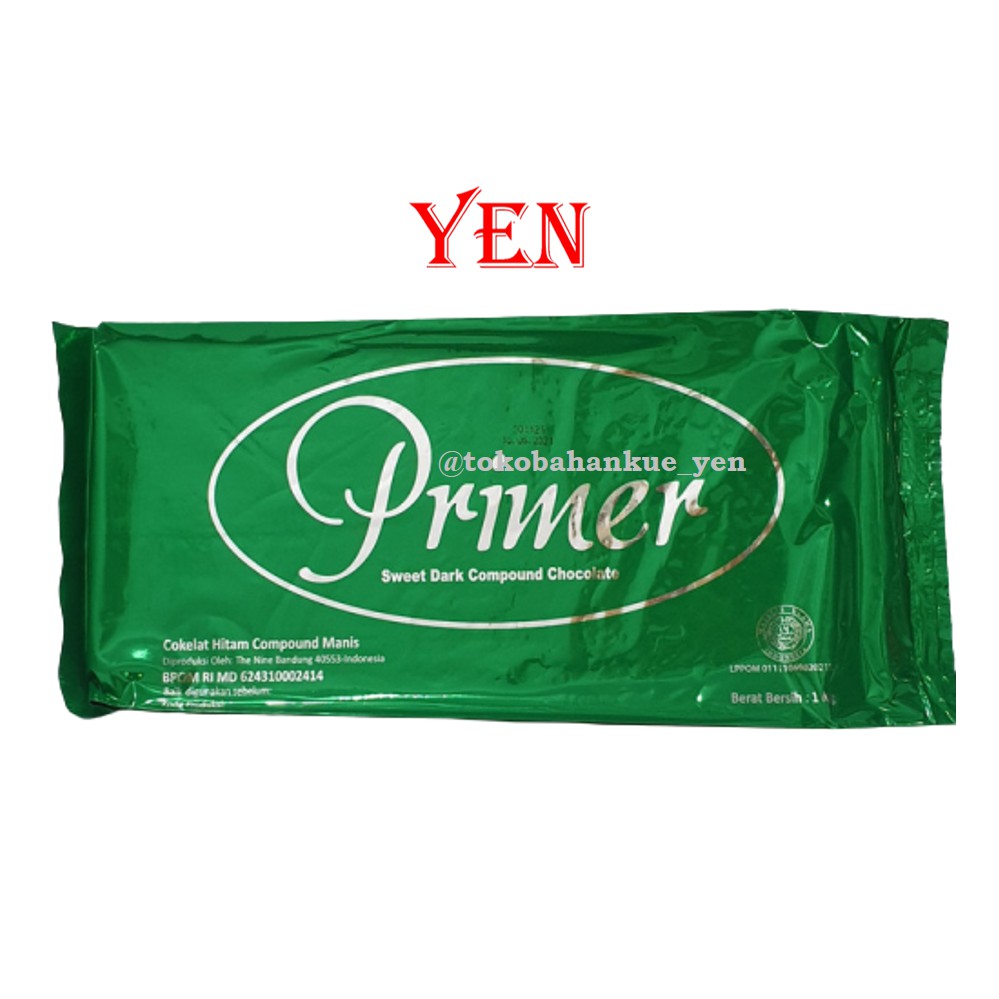 

Primer Dark Chocolate Compound / DCC / Coklat Batang / Dark Cooking Chocolate 1 Kg