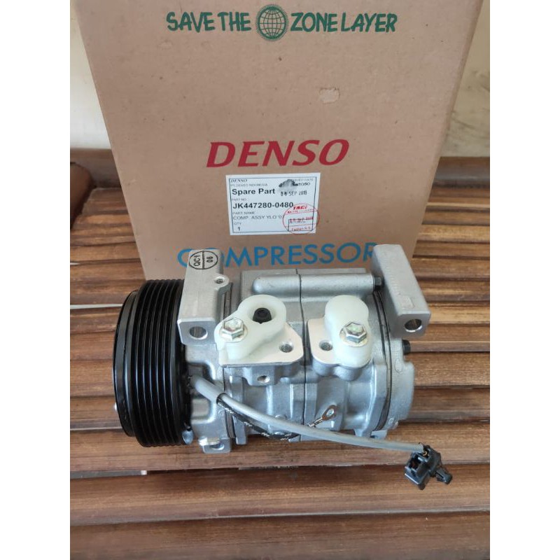 KOMPRESSOR AC X OVER SX4 SWIFT AERIO BALENO NEXT G NEO BALENO ( DENSO )
