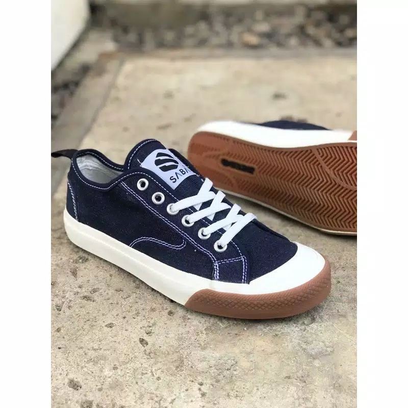 Sepatu Saba Navy Denim Sepatu Lokal Sepatu Brand Lokal Sepatu Murah