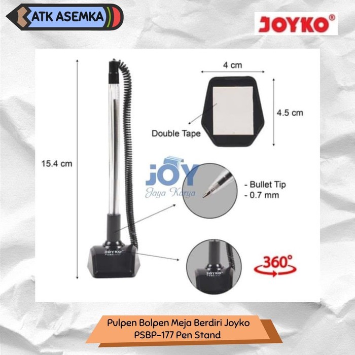 

Pulpen Bolpen Meja Berdiri Joyko PSBP-177 Pen Stand Atk