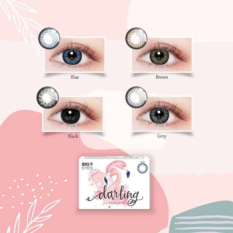 softlens warna diameter besar 16 mm Big eyes Darling