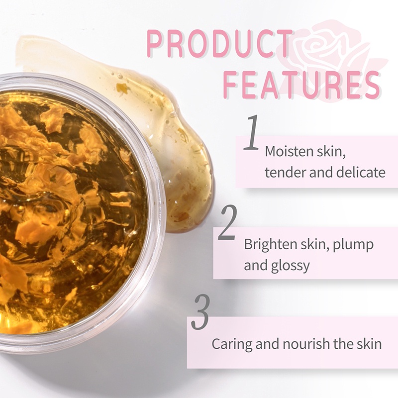 GIRLPAL Rose/Helichrysum Deep Hydration Sleeping Mask Face Organik Masker Wajah Melembabkan Mencegah Penuaan 60g