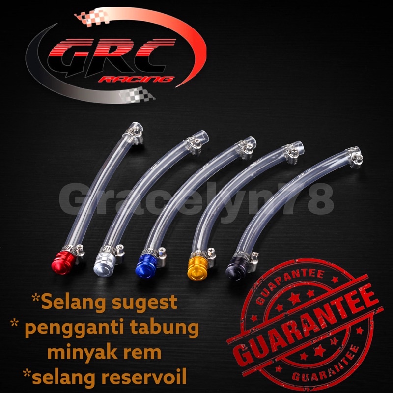 selang sugest PREMIUM CNC selang reservoir selang pengganti tabung master rem model hrc motogp