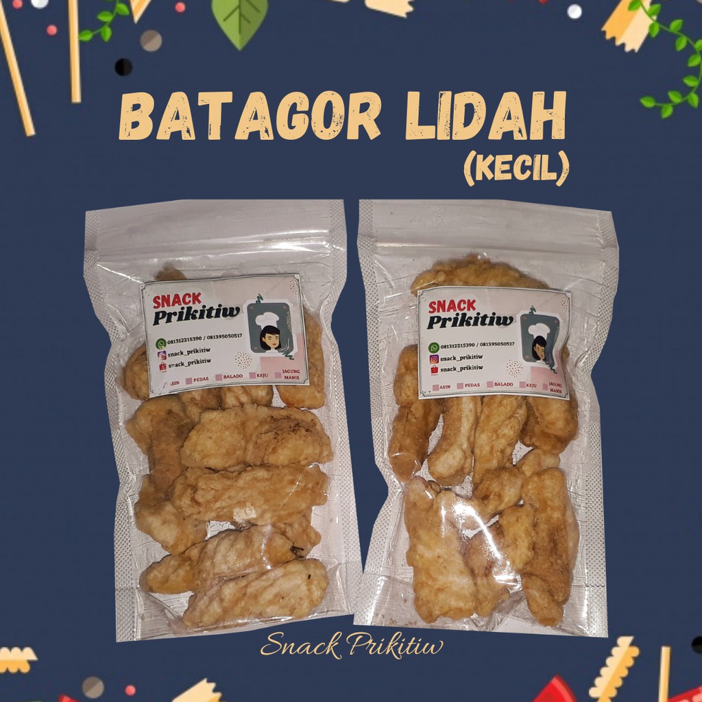 

BATAGOR KERING LIDAH (MINI) KRIUK PRIKITIW ISI 10 BUAH