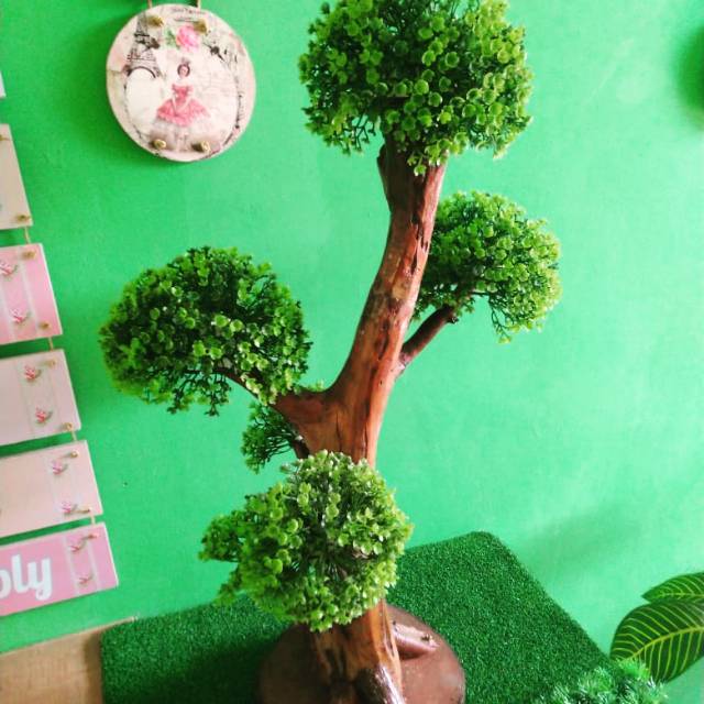 Set Bonsai Serut Pohon Hias Bunga Hias Pohon Plastik Pohon Artificial Kayu Jati Toko Wijita Shopee Indonesia