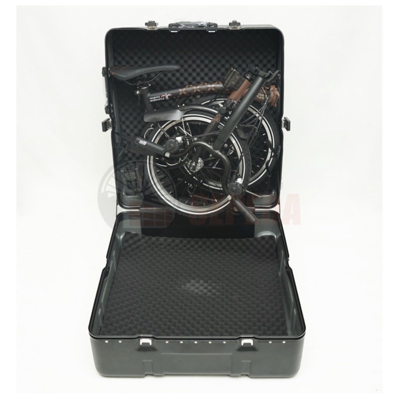 Sepeda Lipat Element Pikes Gen 2 Central Java Edisi Wonderful Indonesia Jawa Tengah SNI-Sepeda+Helm+KoperSPD