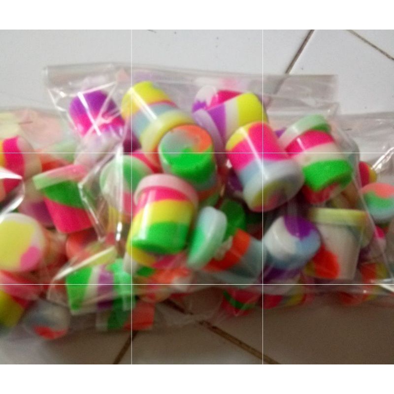 20pcs mainan sleme pelangi murah