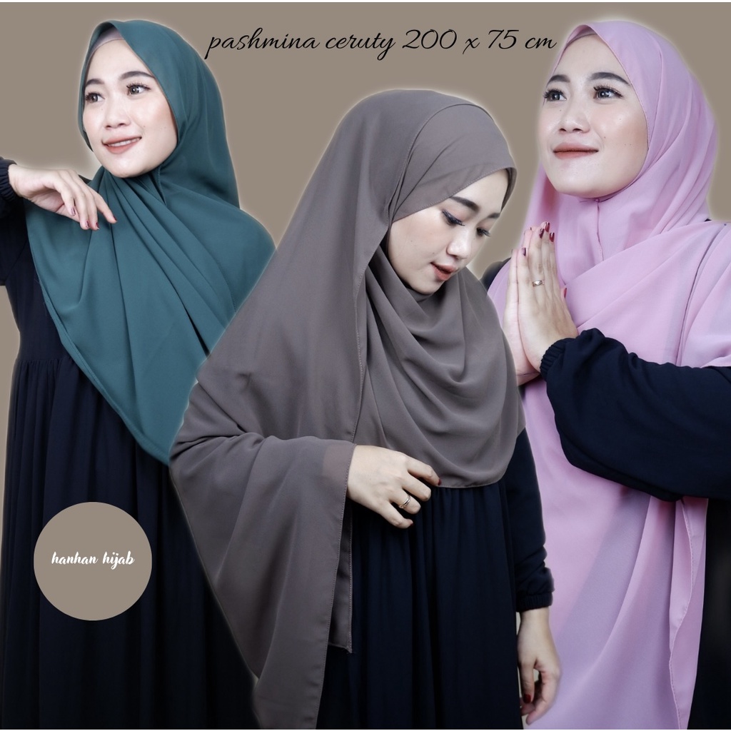 PASHMINA CERUTY BABYDOLL PREMIUM POLOS 200 X 75