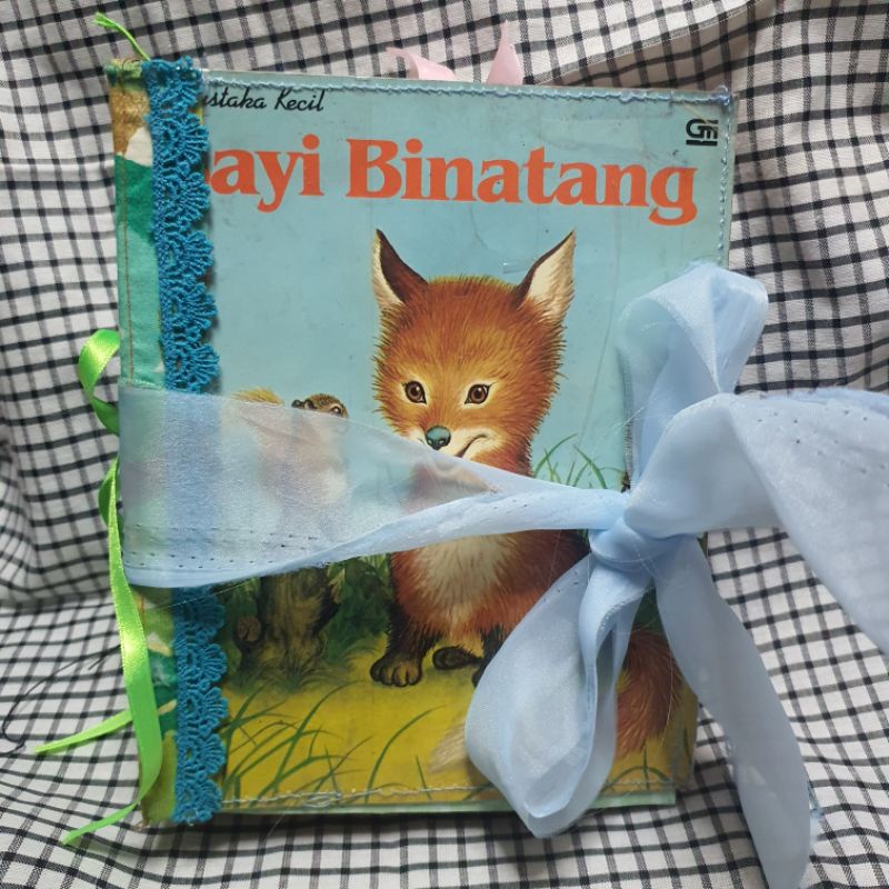 

Little Golden Book Junk Journal Bayi Binatang Handmade