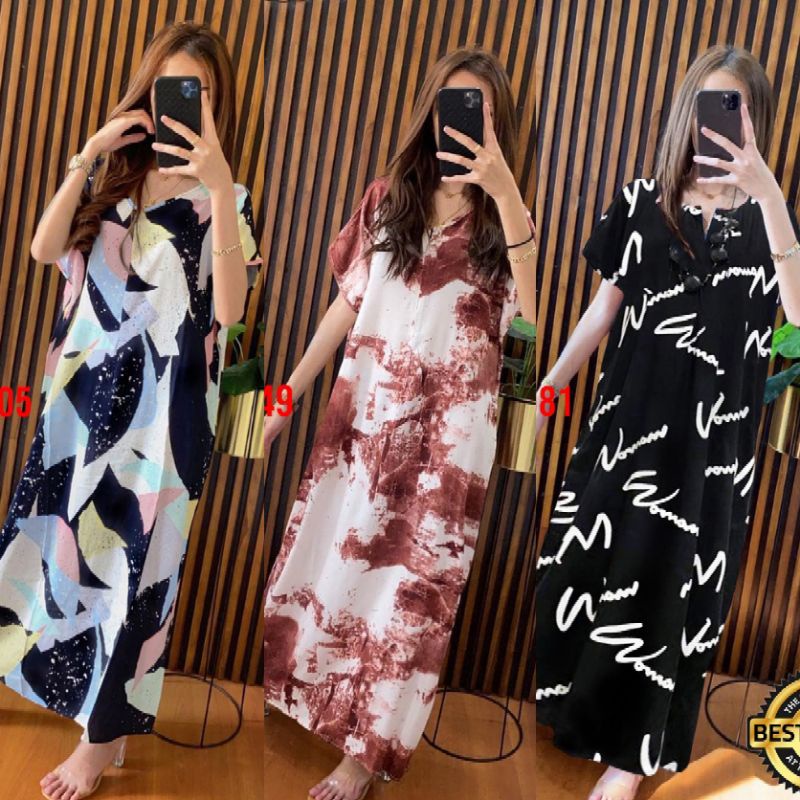 Daster Panjang Semata Kaki Baju Tidur Ibu-ibu | Daster Remaja