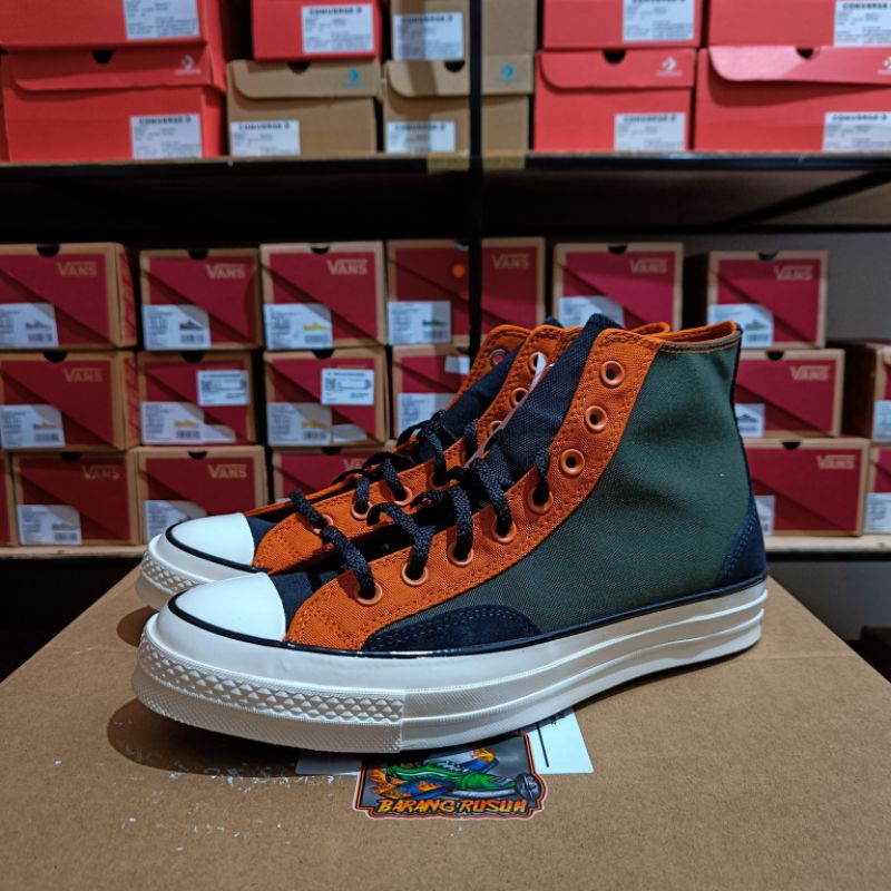 CONVERSE 70S COURT HI CARGO KHAKI FIRE ORIGINAL RESMI PT.MAP